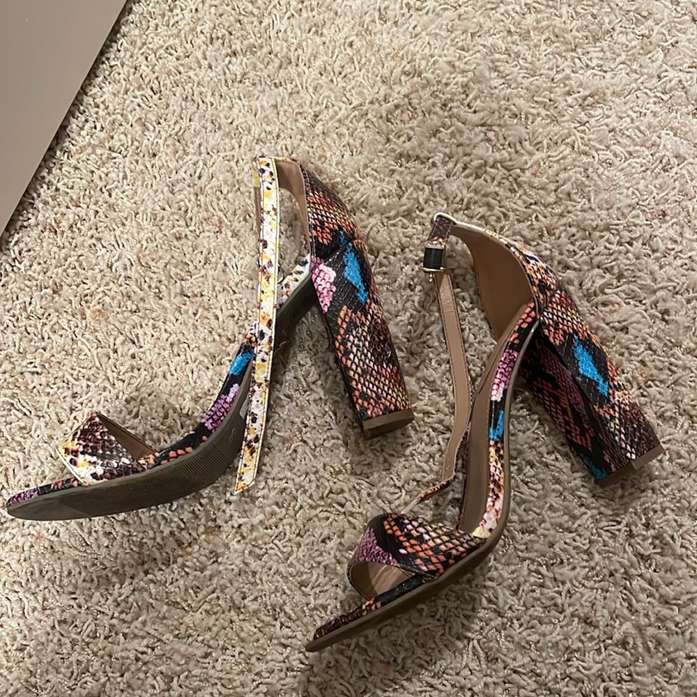 Madden Girl - Snake Skin Colorful Heels - Picture 2 of 3